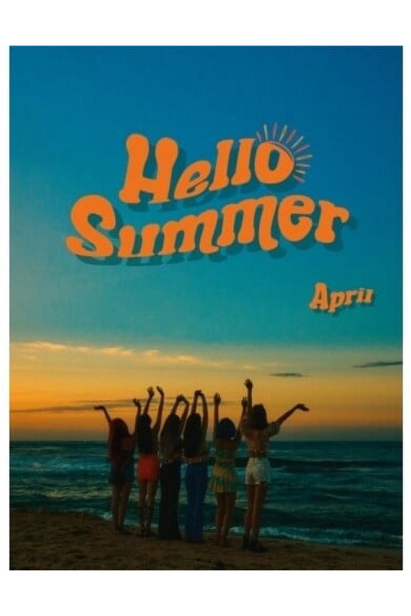 April - Hello Summer (Summer Night Version) (incl. Photobook, 2xPhotocard,Standing Card, Postcard + Transparent Photocard) - Music & Performance - CD