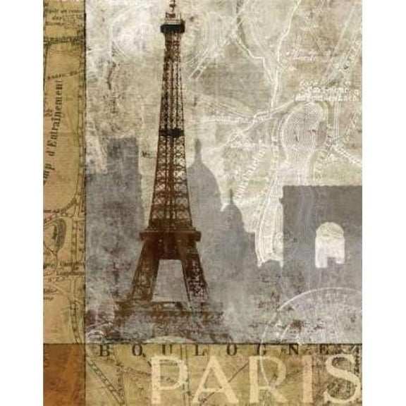 April In Paris Poster Print by Keith Mallett