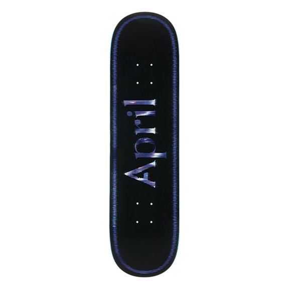 April OG Logo Fractured Skateboard Deck - 8.5" Twin (Deck Only)