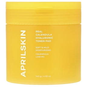 April Skin Real Calendula Hyaluronic Toner Pad, 4.93 oz (140 g)
