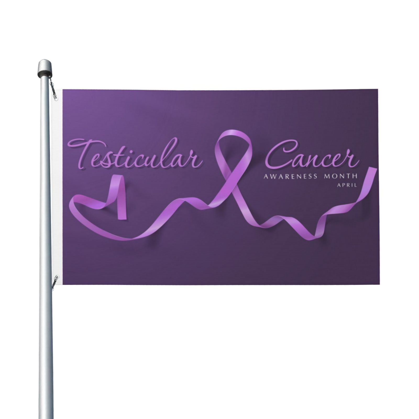 April is Testicular Cancer Awareness Month Garden Flags 3 x 5 Foot Yard