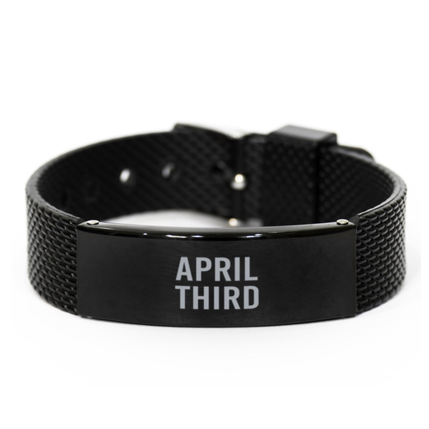 April Third Bracelet Birthday Birth Date Wedding Anniversary Date for ...
