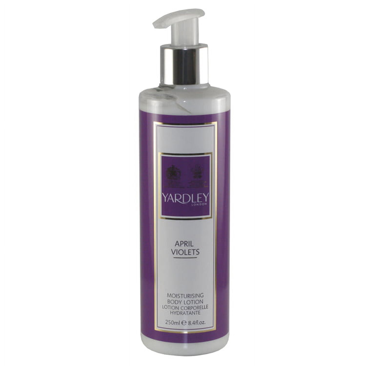 April Violets Moisturizing Body Lotion by Yardley London for Women - 8.