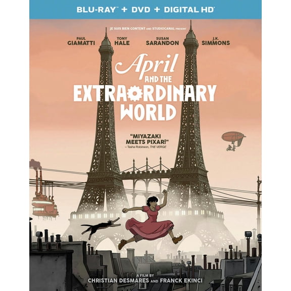 April and the Extraordinary World (DVD + Digital) [Blu-ray]