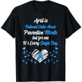 thumbnail image 1 of April is National Child Abuse Prevention Month Awareness T-Shirt, 1 of 2