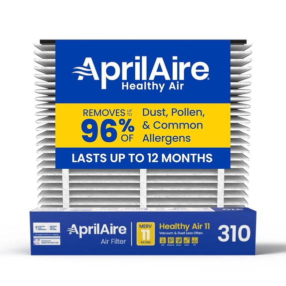 AprilAire 310 replace for Filter for AprilAire Whole House Air Purifiers - MERV 11, Clean Air & Dust, 20x20x4 Air Filter (Pack of 1)