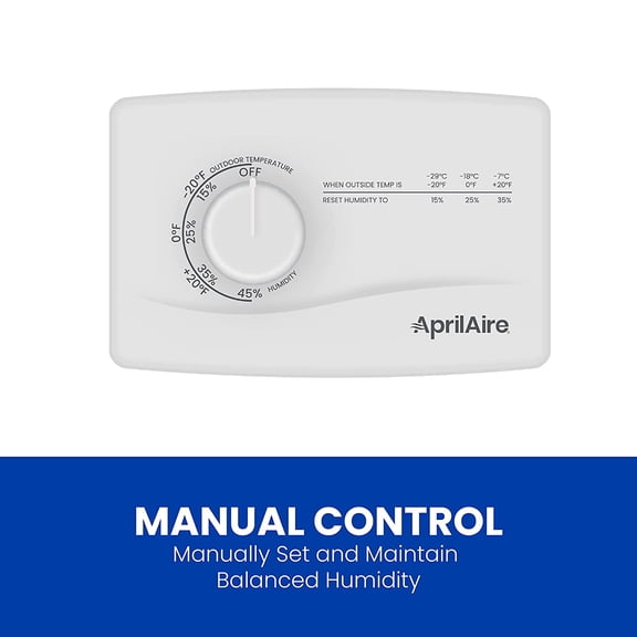 AprilAire 4655 Manual Humidistat for Whole-House Humidifiers