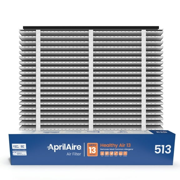 AprilAire 513 Replacement Filter for AprilAire Whole-House Air Purifiers - MERV 13 Healthy Home Allergy Filter (Pack of 2)