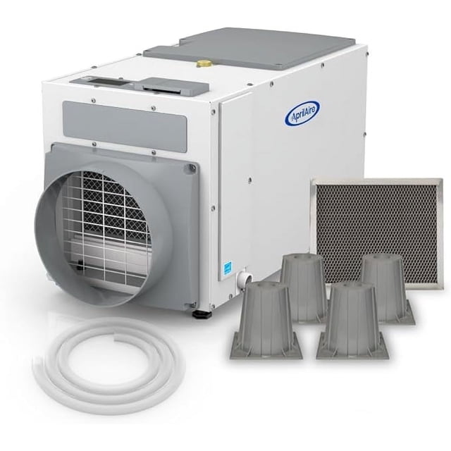 AprilAire E100 Whole House Dehumidifier Pro Kit 100 Pint, Up