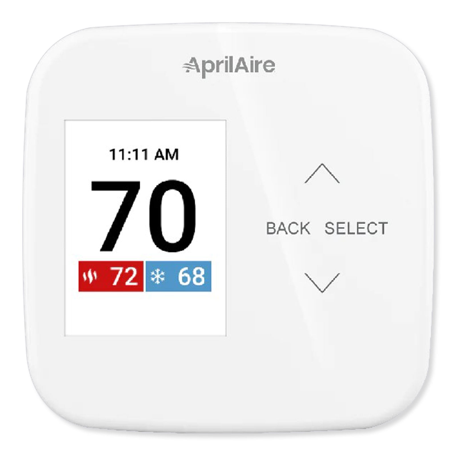 AprilAire White Programmable Wi-Fi Smart Thermostat with IAQ Control
