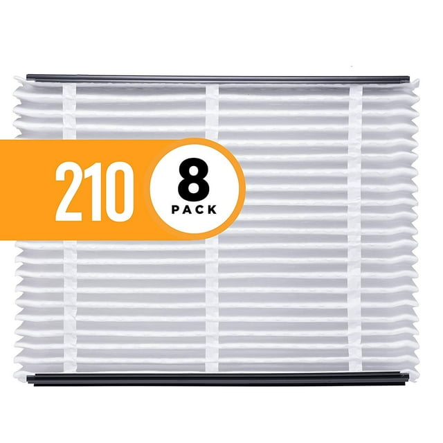 Aprilaire 210 Air Filter for Aprilaire Whole Home Air Purifiers, MERV 11 (Pack of 8)