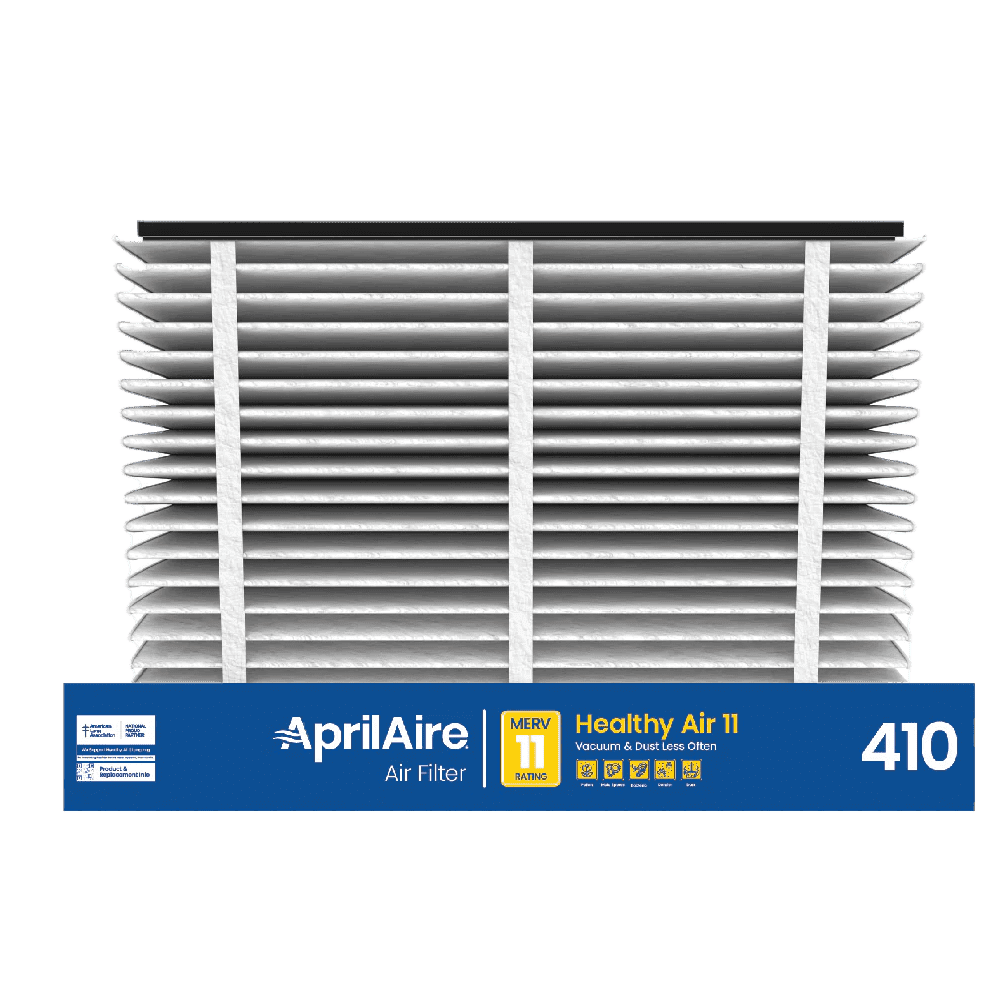 AprilAire 410 16 In. X 25 In. X 4 In. MERV 11 FPR 12 Pleated Filter For Air Cleaner Models 1410 1610 2410 2416 3410 4400 1 Pack 410 H1