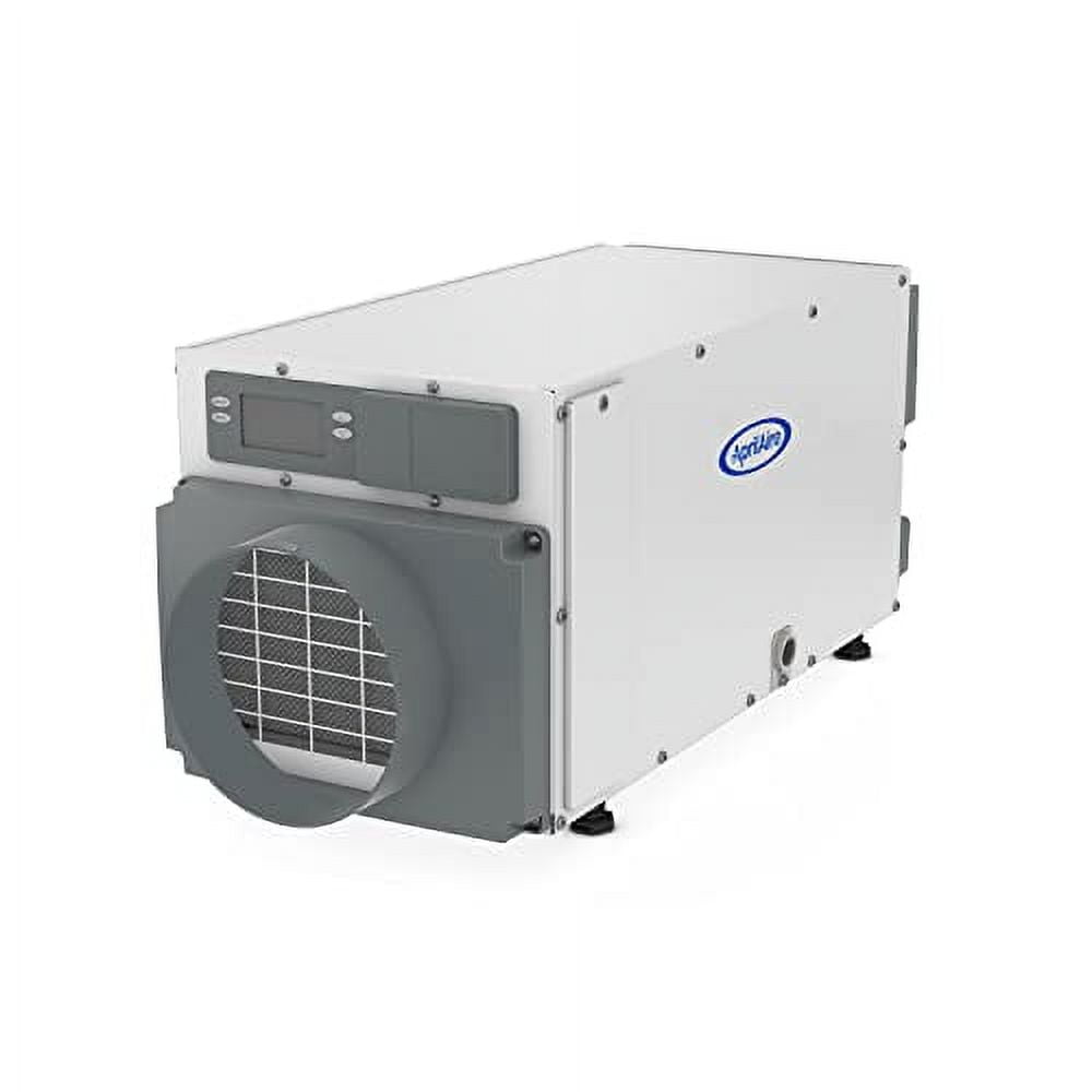 Compact White and Gray Commercial Whole House Dehumidifier