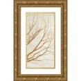 thumbnail image 1 of Aprile, Alessio 14x24 Gold Ornate Wood Framed with Double Matting Museum Art Print Titled - Golden Tree III, 1 of 4