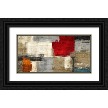 Aprile, Alessio 24x14 Black Ornate Wood Framed with Double Matting Museum Art Print Titled - Jazz