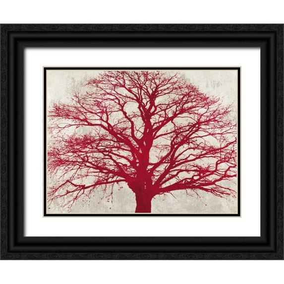 Aprile, Alessio 24x19 Black Ornate Wood Framed with Double Matting Museum Art Print Titled - Purple Oak