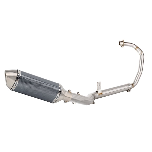 For Aprilia RS 125 2018 to 2023 Tuono 125 2017 2018 2019 2020 RS125 Tuono125 Escape Slip-on Motorcycle Exhaust Pipe Muffler With Middle Link Pipe System