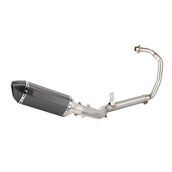 For Aprilia RS 125 2018 to 2023 Tuono 125 2017 2018 2019 2020 RS125 Tuono125 Escape Slip-on Motorcycle Exhaust Pipe Muffler With Middle Link Pipe System