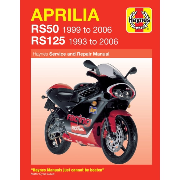 Aprilia RS50 (99-06) & RS125 (93-06) Haynes Repair Manual ^