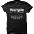 thumbnail image 1 of Aprilia RSV4 racing inspired Motorcyclist Biker black t-shirt 01187, 1 of 2