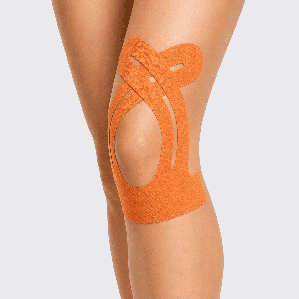 Apris Knee Support Tape, Pre-Cut Kinesiology Tape for Knees, 10 Pcs Elastic Athletic Tape for Sports & Workout, Waterproof Breathable Knee Tape, Skin-Friendly Design