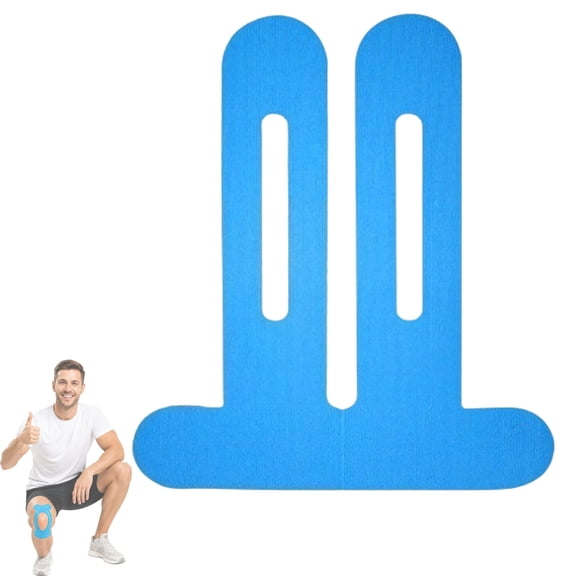 Apris Knee Support Tape, Soft Curved Design with 140% Elastic Cotton Knit, Sweat-Resistant and Snug-Fitting Design, Smooth and Flexible, Breathable with Natural Support, Suitable for Sports