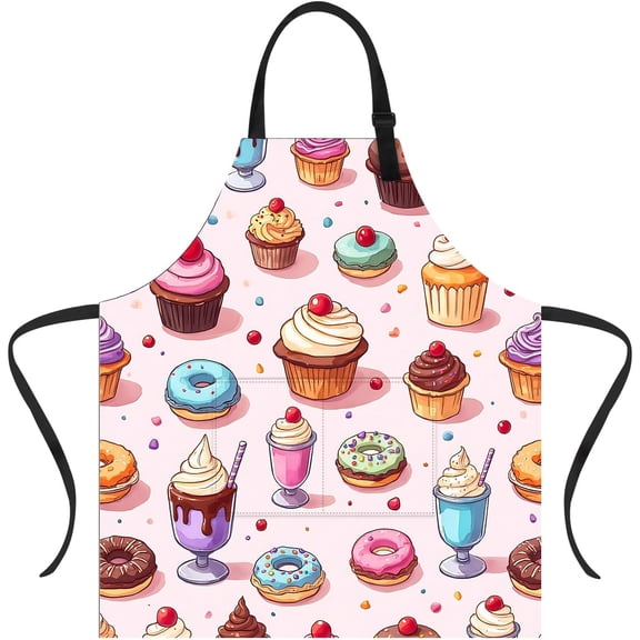 Apron Adjustable Waterproof with Two Deep Pockets Wowen men for Summer BBQ Pool Parties & Resorts