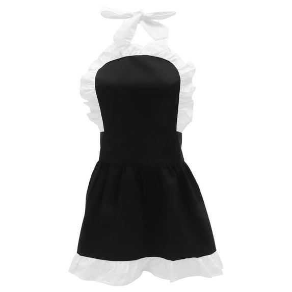 Ruffle Edge Apron Home Kitchen Apron Cooking Apron Baking Apron Gardening Apron
