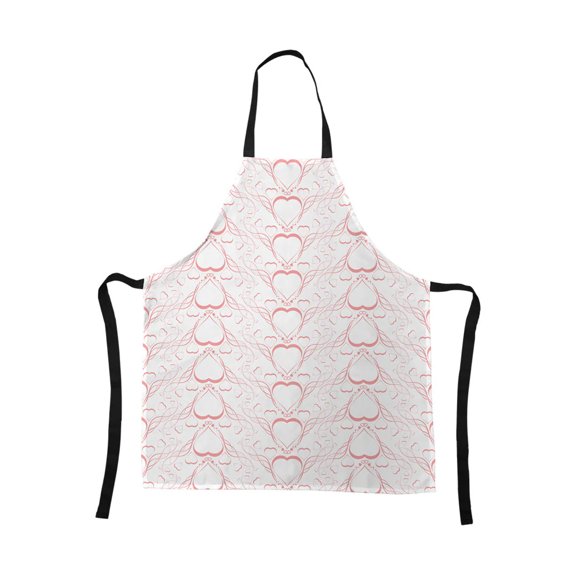 Apron Delicate Heart Pattern