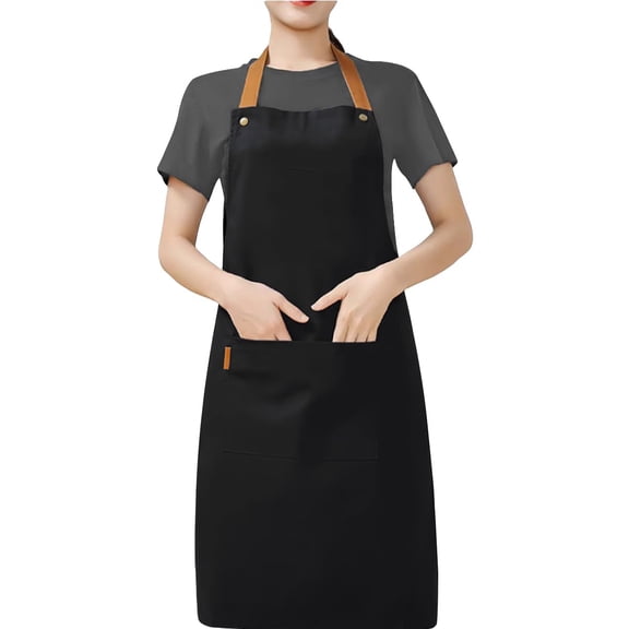 Apron For Men Women Kitchen Cooking Aprons Waterproof with Pockets