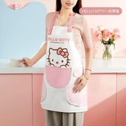 Apron Kawaii Household My Melody Cinnamoroll Summer Waterproof Oil Proof Cartoon Cute Kitchen Baking Apron