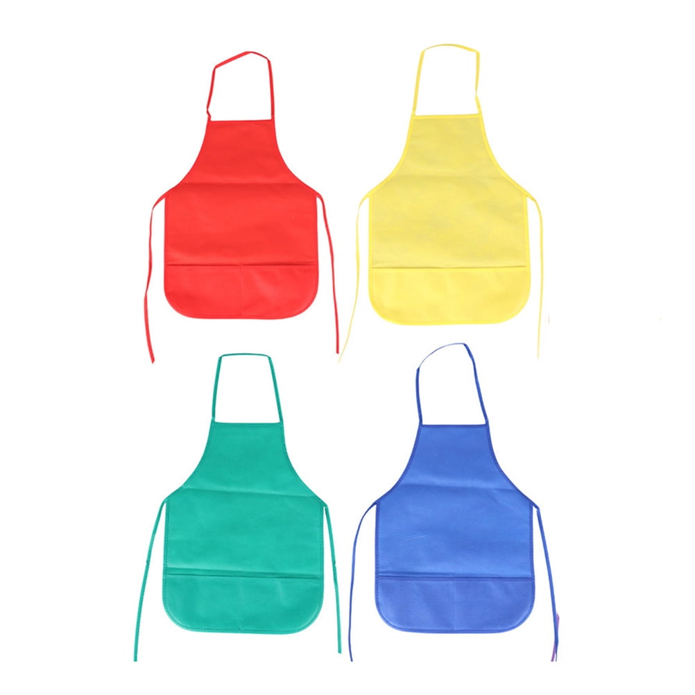 Apron Kids Painting Toddler Children Smock Artist Aprons Child Chef