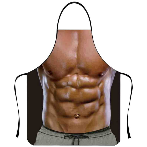 Apron Kitchen Funny Creative Cooking Grilling Baking Party Apron Gift For Men