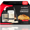 thumbnail image 1 of Apron Maven Deluxe Sourdough Starter Kit with Scale - 34 oz Jar, Accessories and Instructions - Sourdough Bread Baking Supplies Set - Unique Mothers Day Gift for Mom, Useful Birthday Gifts for Women,, 1 of 9
