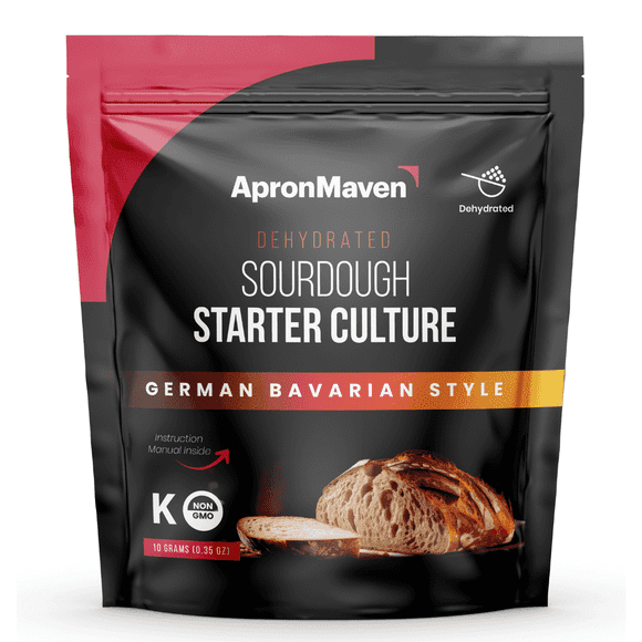Apron Maven Sourdough Starter Culture - German Bavarian Style with Simple Activation Instructions