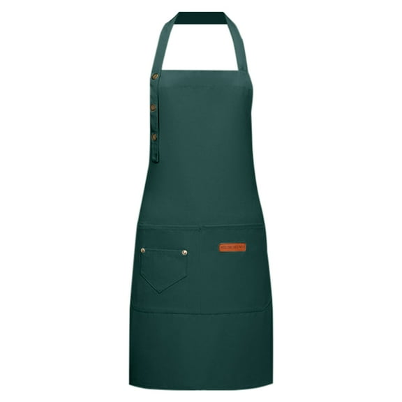 Apron Sleeve Kitchen Polyester Chef Apron with Convenient Pockets for Cooking and Baking Bulk Kitchen Garments for Home and Use