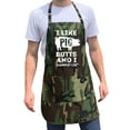 thumbnail image 1 of ApronMen, Funny Aprons For Men - I Like Pig Butts and I Cannot Lie - 100% Cotton with Pockets - Green Camo, 1 of 6
