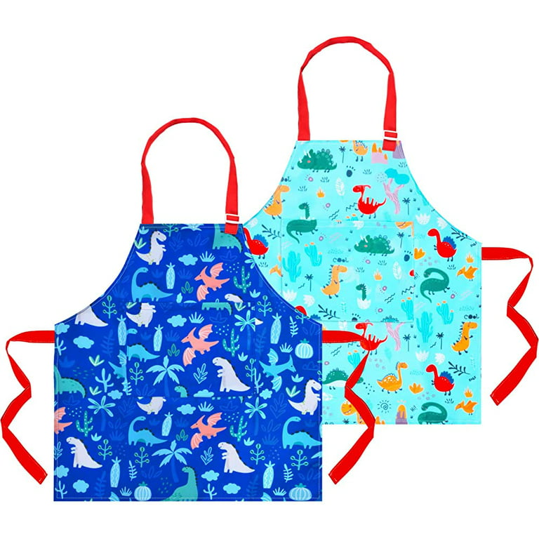 LEGATE13 Colorful With Pocket For Cooking Children Aprons Arts Crafts Kids  Painting Apron Kitchen Bib
