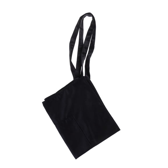 REOFLYUP Professional Chef Short Apron Unisex Design Cotton Black 1Pcs 33.1x21.7in
