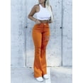 thumbnail image 1 of Aprpith Flare Jeans For Women Women's High Waisted Stretch Slimming Vintage Street Style Regular Sizes, 1 of 6