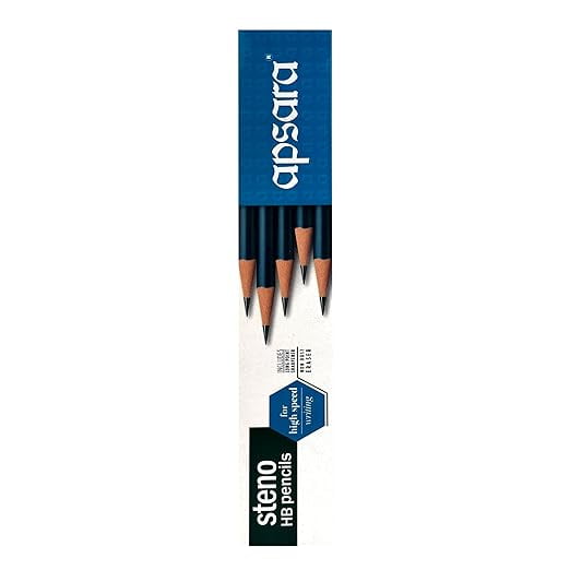 Apsara Steno Pencils-(10 COUNT)|Black