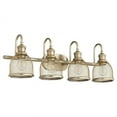 thumbnail image 1 of Apsley Poplars 4 Light Bathroom Light in Transitional Style 30.5 inches Wide By 10.5 inches High-Aged Brass Finish Bailey Street Home 183-Bel-3400899, 1 of 1