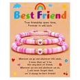 thumbnail image 1 of Apsvo Best Friend Friendship Bracelets for 2, BFF Matching Heart Bracelet for Women Girls Kid,Matching bracelets for Best Friends,BFF Bracelets for 2,Teen Birthday Christmas Jewelry Gifts, 1 of 6