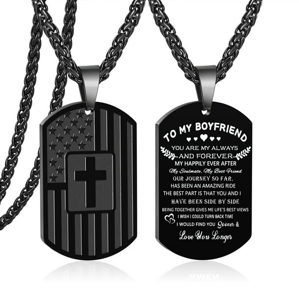 To my boyfriend dog tag new arrivals