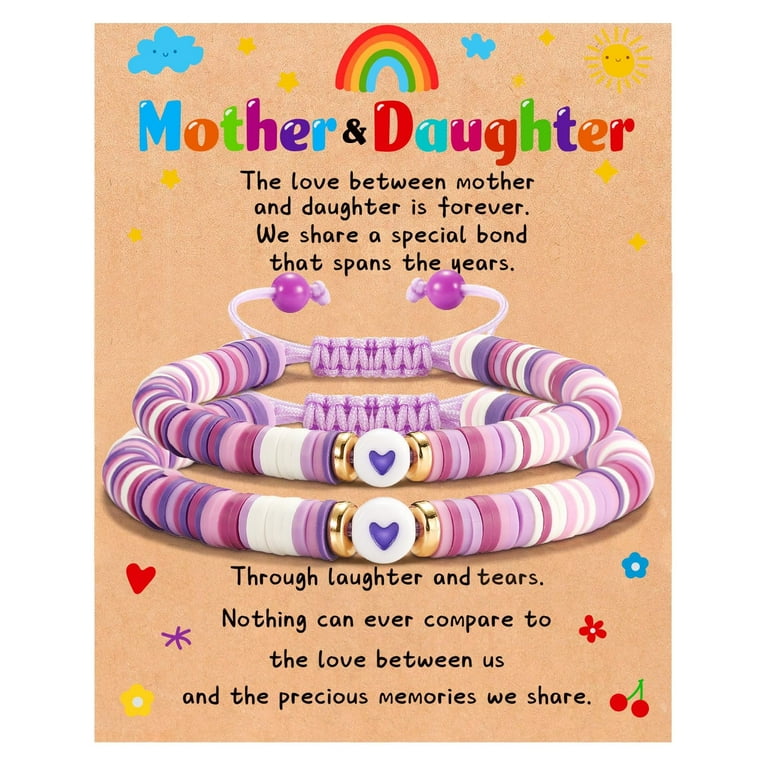 Purple Mommy & Me Bracelets Purple Mommy & Me Bracelets