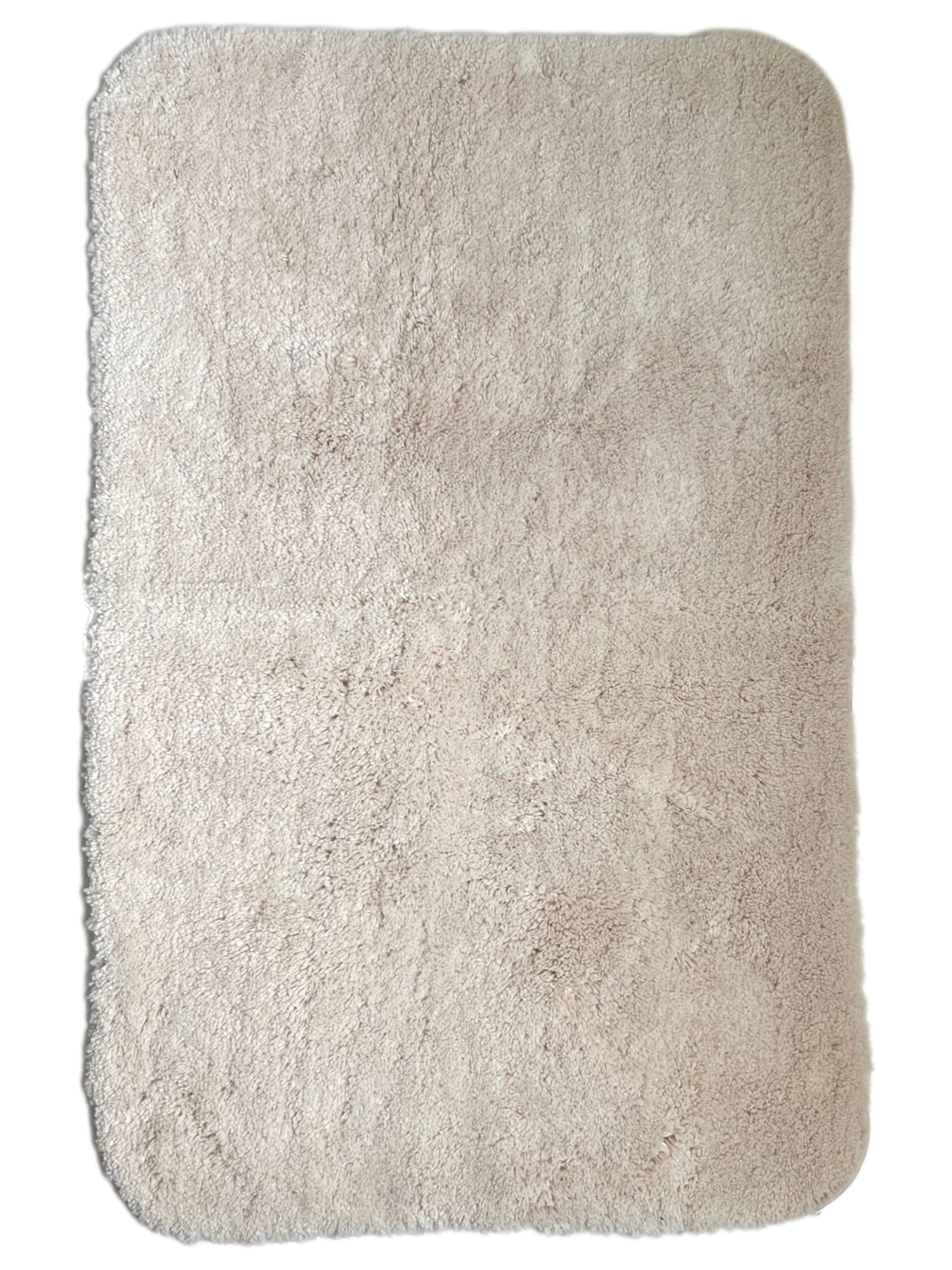 Apt 9 Ivory Linen Performance Bath Rug, Non-Skid Throw Mat 24x38