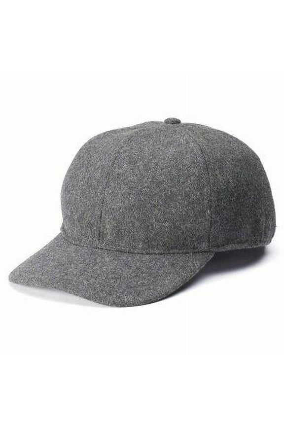 Apt 9 by Totes Men's Wool Blend Charcoal Grey Winter Hat Baseball Cap With Earflaps