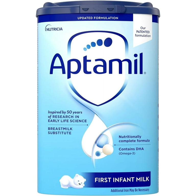 Aptamil First Powder Infant Formula with GOS/FOS, DHA, & HMO 3’GL, 28.2oz  Canister