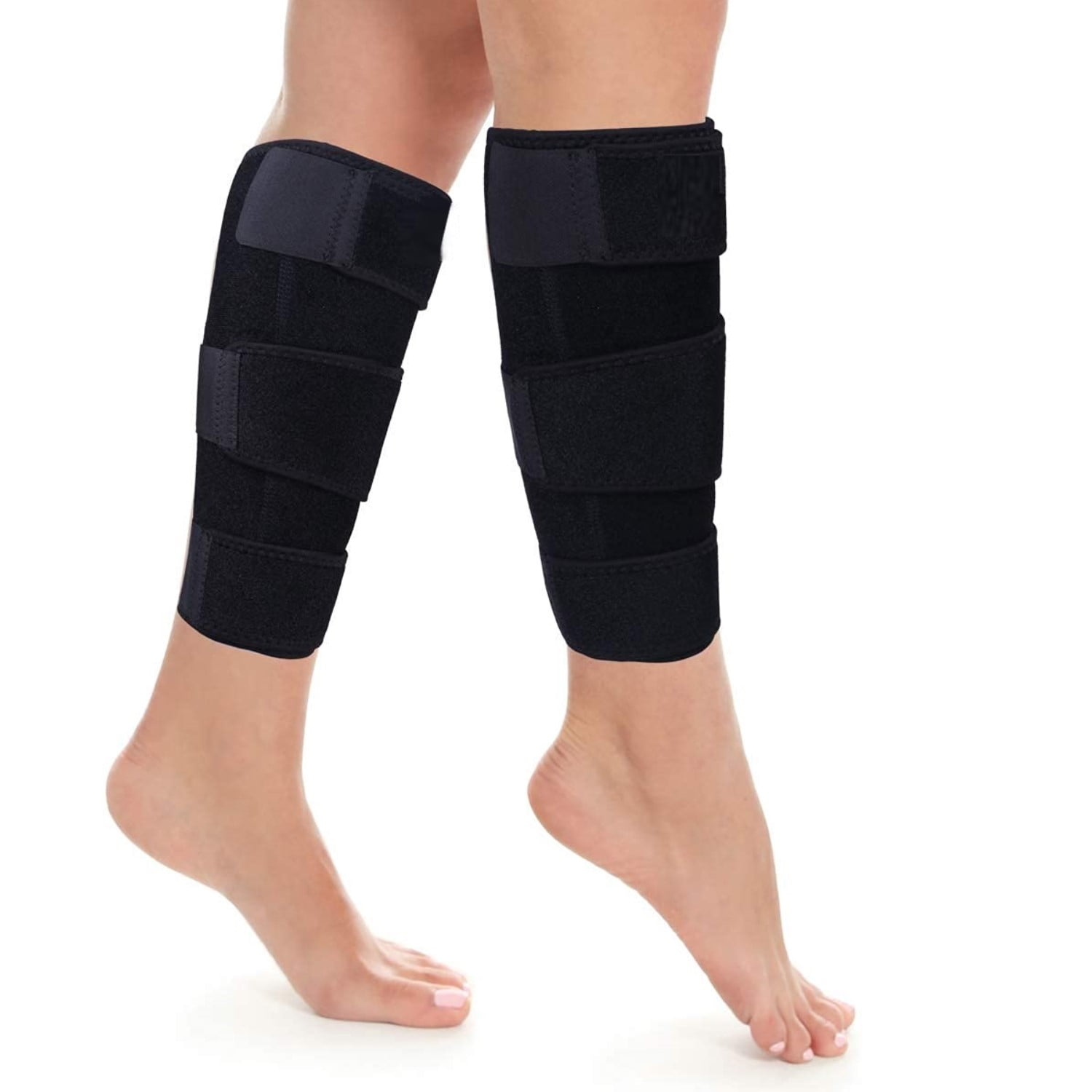 Aptoco 11" Calf Brace Unisex Adjustable Compression Sleeves Lower Leg
