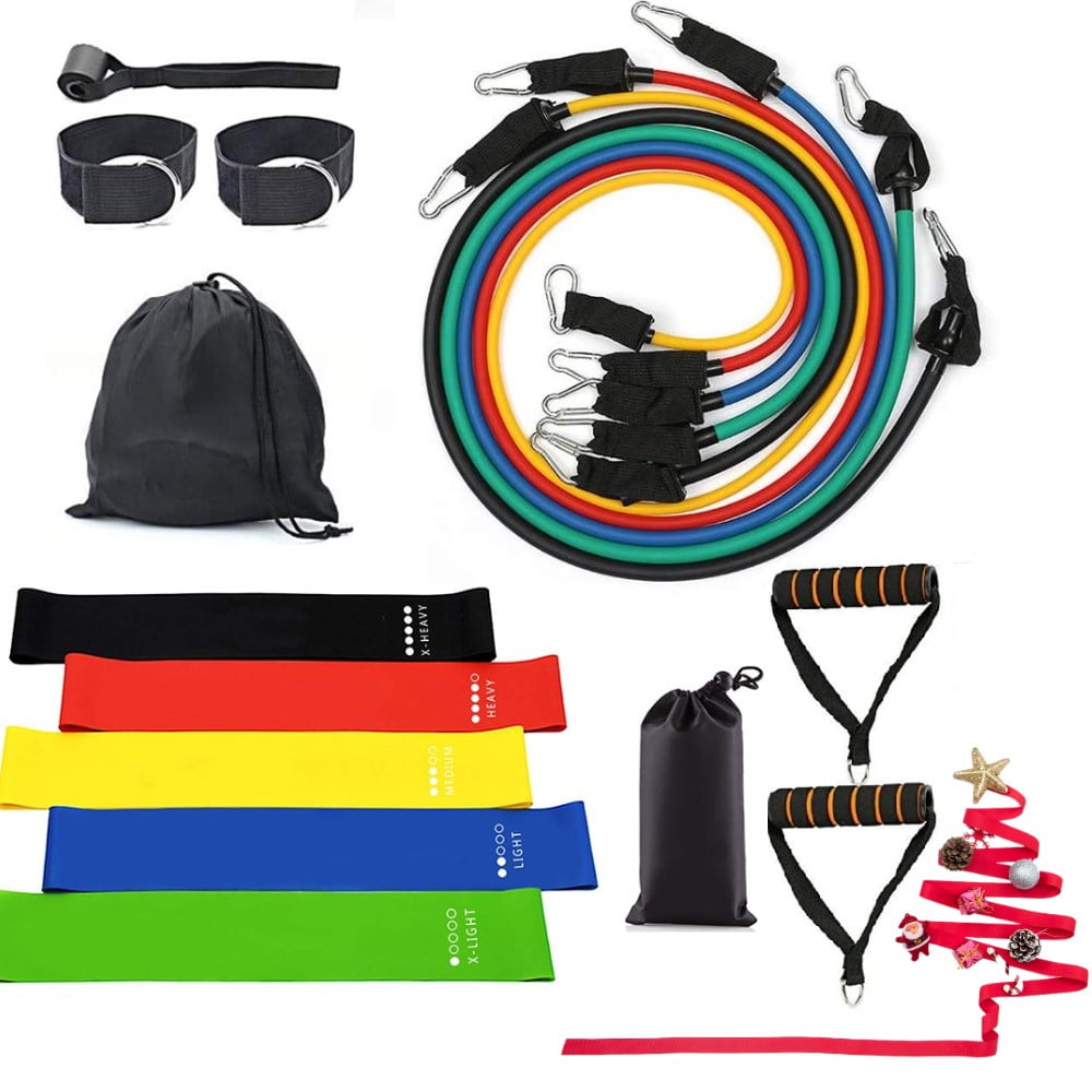 Aptoco (17 Pcs Set) Resistance Bands Exercise Band Set for Home Gym